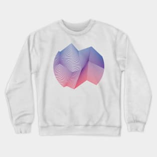 Geometric pattern abstract linear Crewneck Sweatshirt